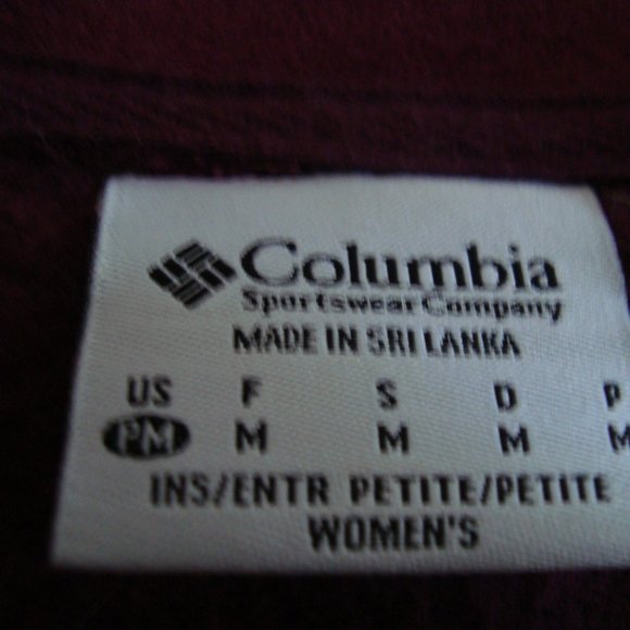 Columbia Fleece Jacket Size PM - Picture 9 of 9